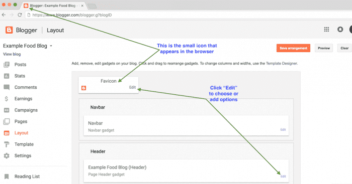 Understanding the Blogger dashboard