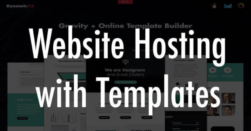 Web Hosting with Templates