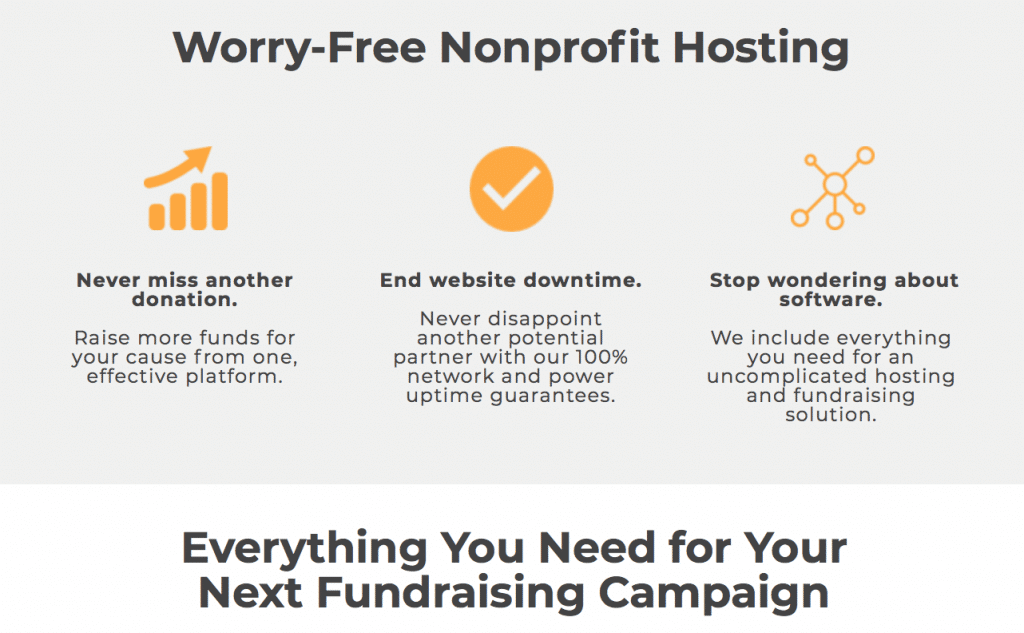 Worry free Nonprofit hosting