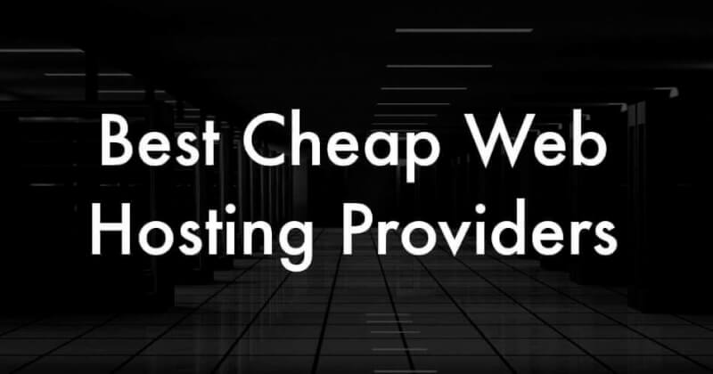 Cheap Web Hosting companies