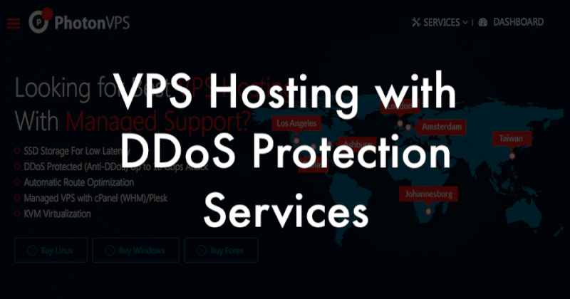 VPS hosting and DDoS protection