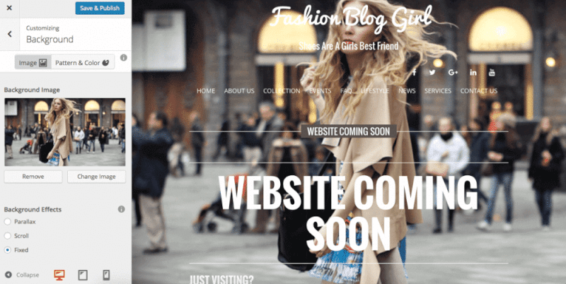 website customization