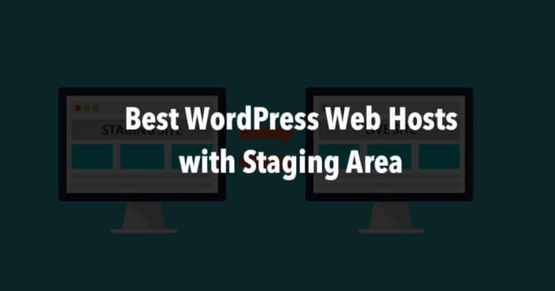 WordPress hosting with staging area